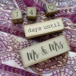 Wedding Countdown Blocks